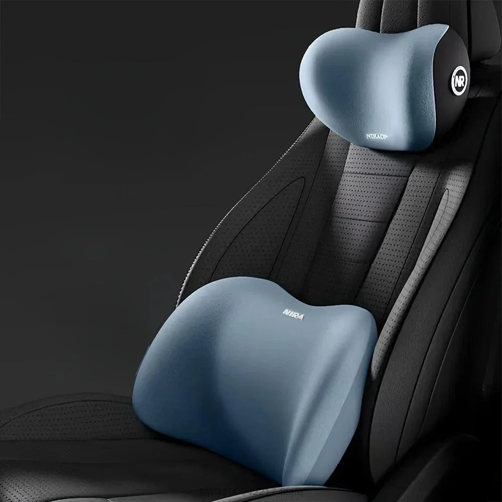 CoreAxis Car Lumbar Support Cushion — Ergonomic Driver Seat Back Support
