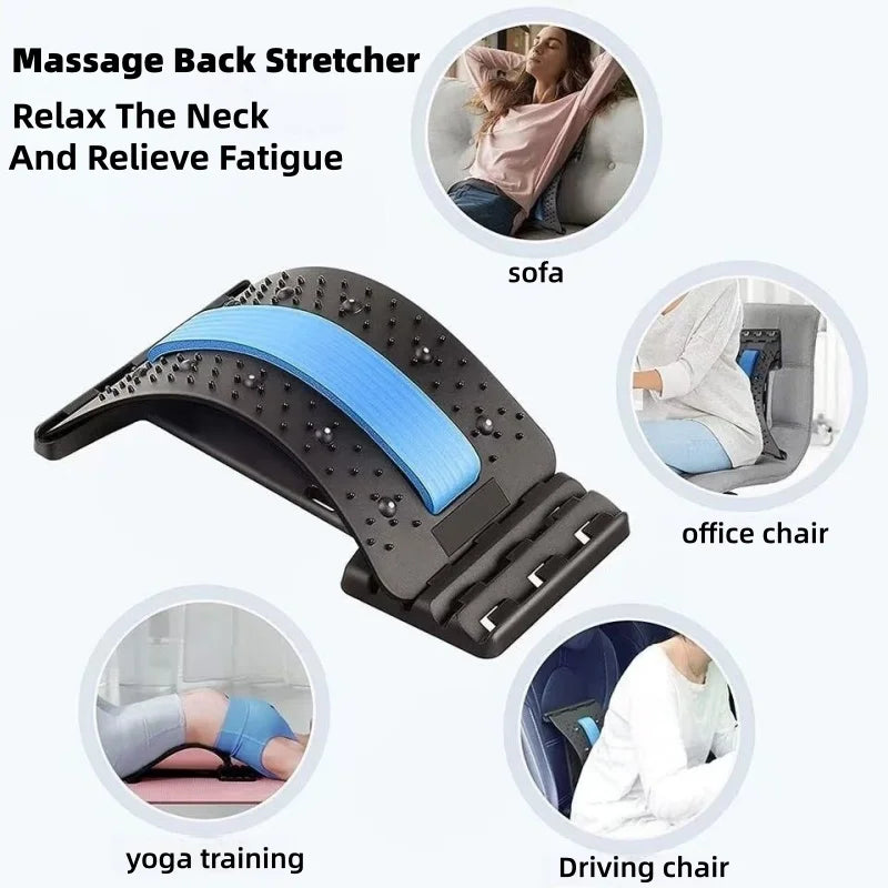 CoreAxis Back Massage Stretcher Pad — Lumbar Support & Muscle Relaxation Mat