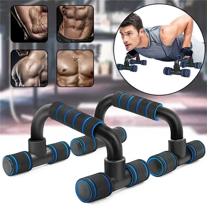 CoreAxis H-Shape Push Up Bars — Non-Slip Handles for Chest, Arm & Core Training (Set of 2)