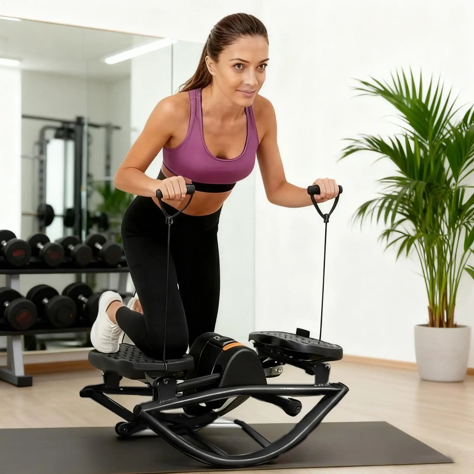 CoreAxis Rock Stepper Machine — Silent Full Body Workout for Home, Office &amp; Dorm